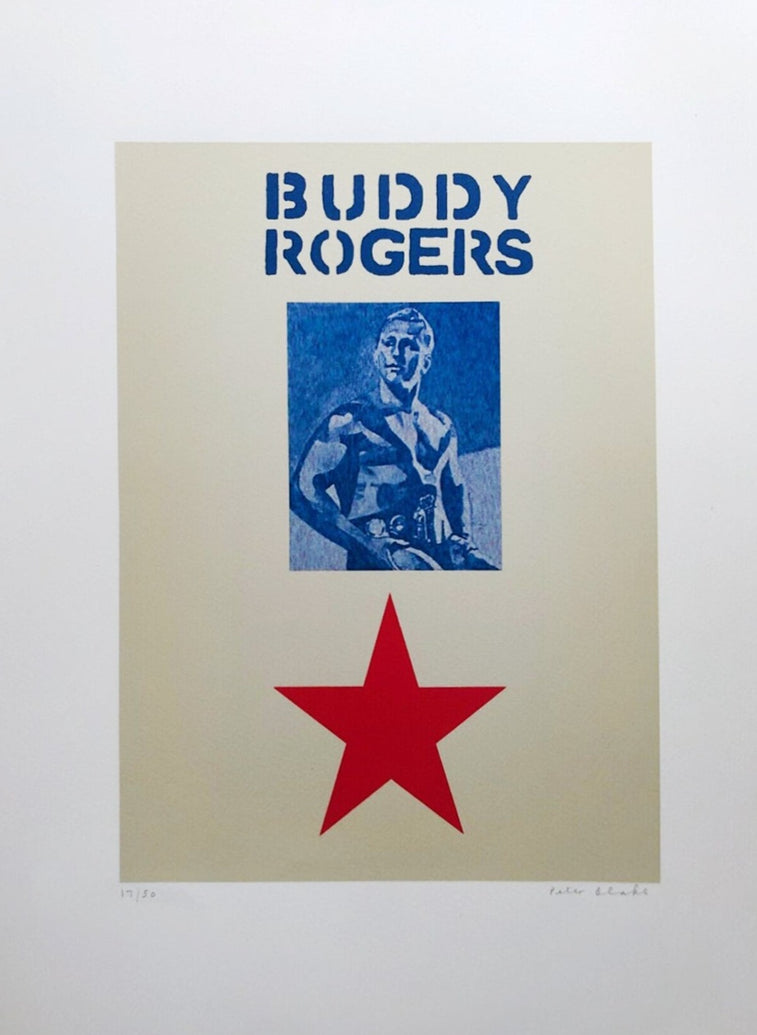 Peter Blake - Buddy Rogers - Motif 10