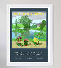 Load image into Gallery viewer, David Hockney - Water Lilies in the Pond With Pots of Flowers