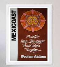 Load image into Gallery viewer, Mexico Coast - Western Air Lines