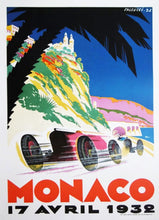 Load image into Gallery viewer, 1932 Monaco Grand Prix - Printed Originals