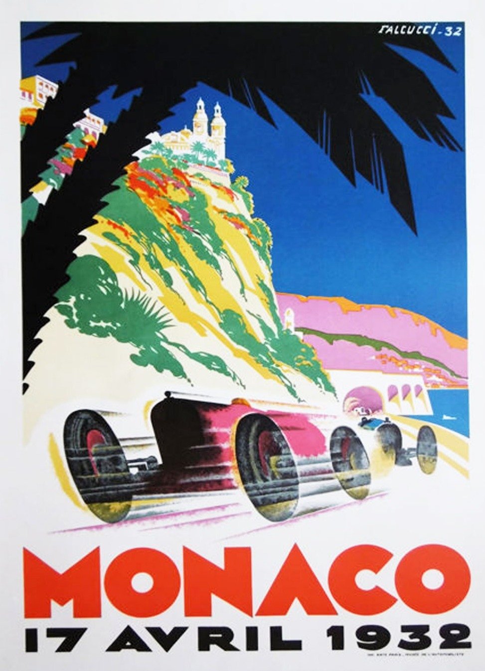 1932 Monaco Grand Prix - Printed Originals