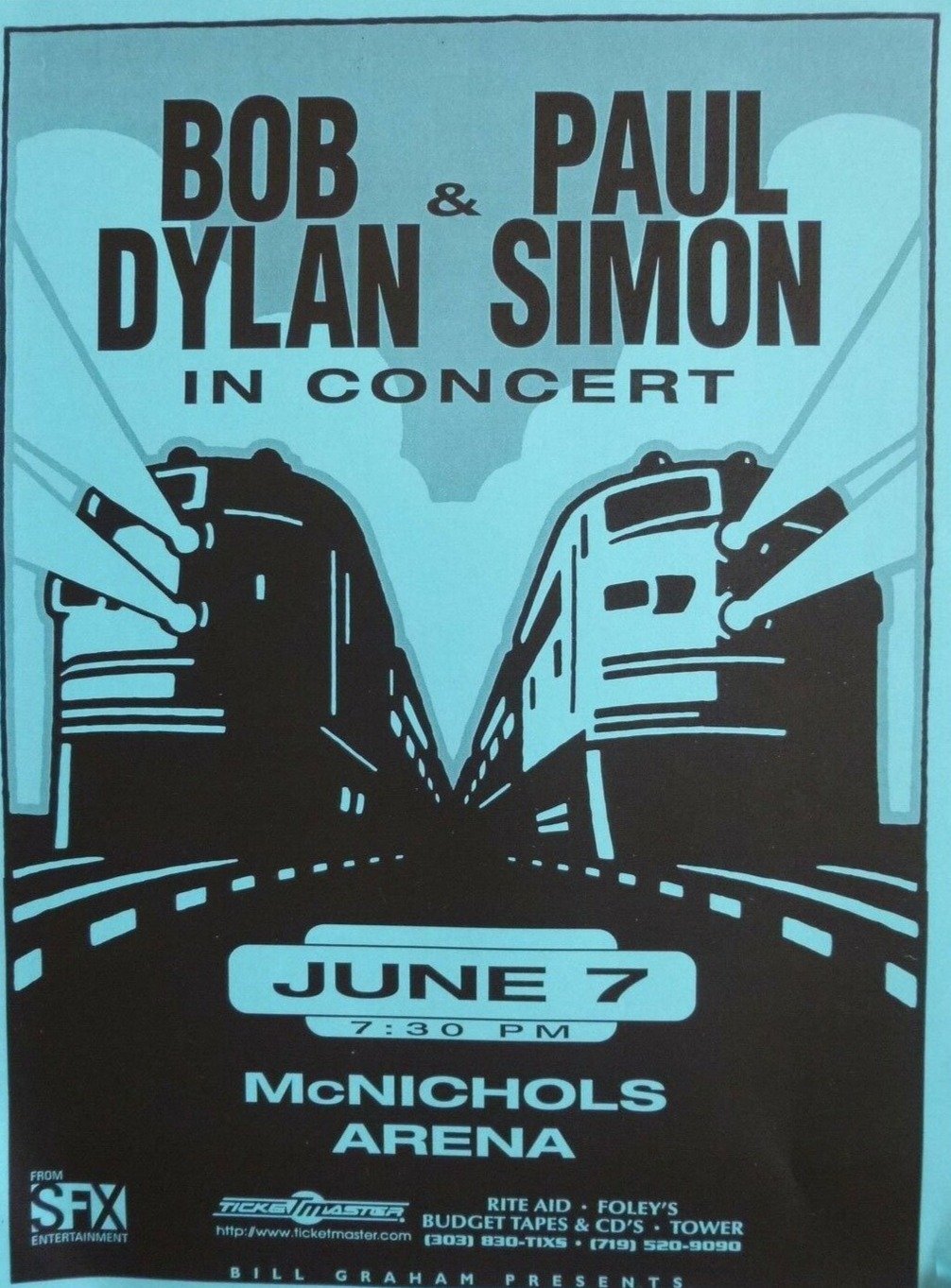 Bob Dylan & Paul Simon - Printed Originals