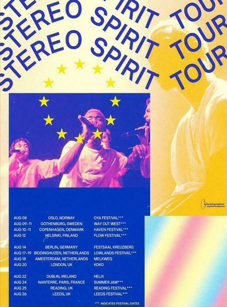Brockhampton - Stereo Spirit Tour - Printed Originals