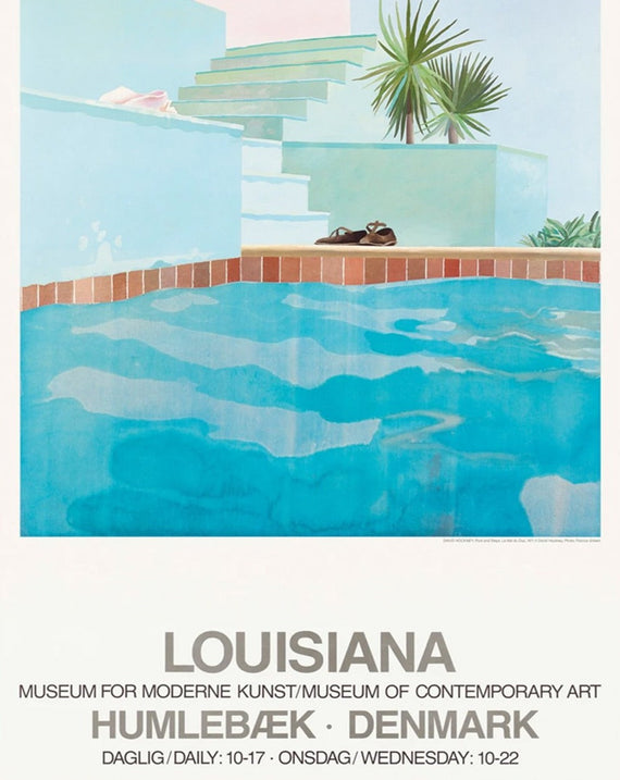 David Hockney - Pool and Steps - Louisiana Gallery