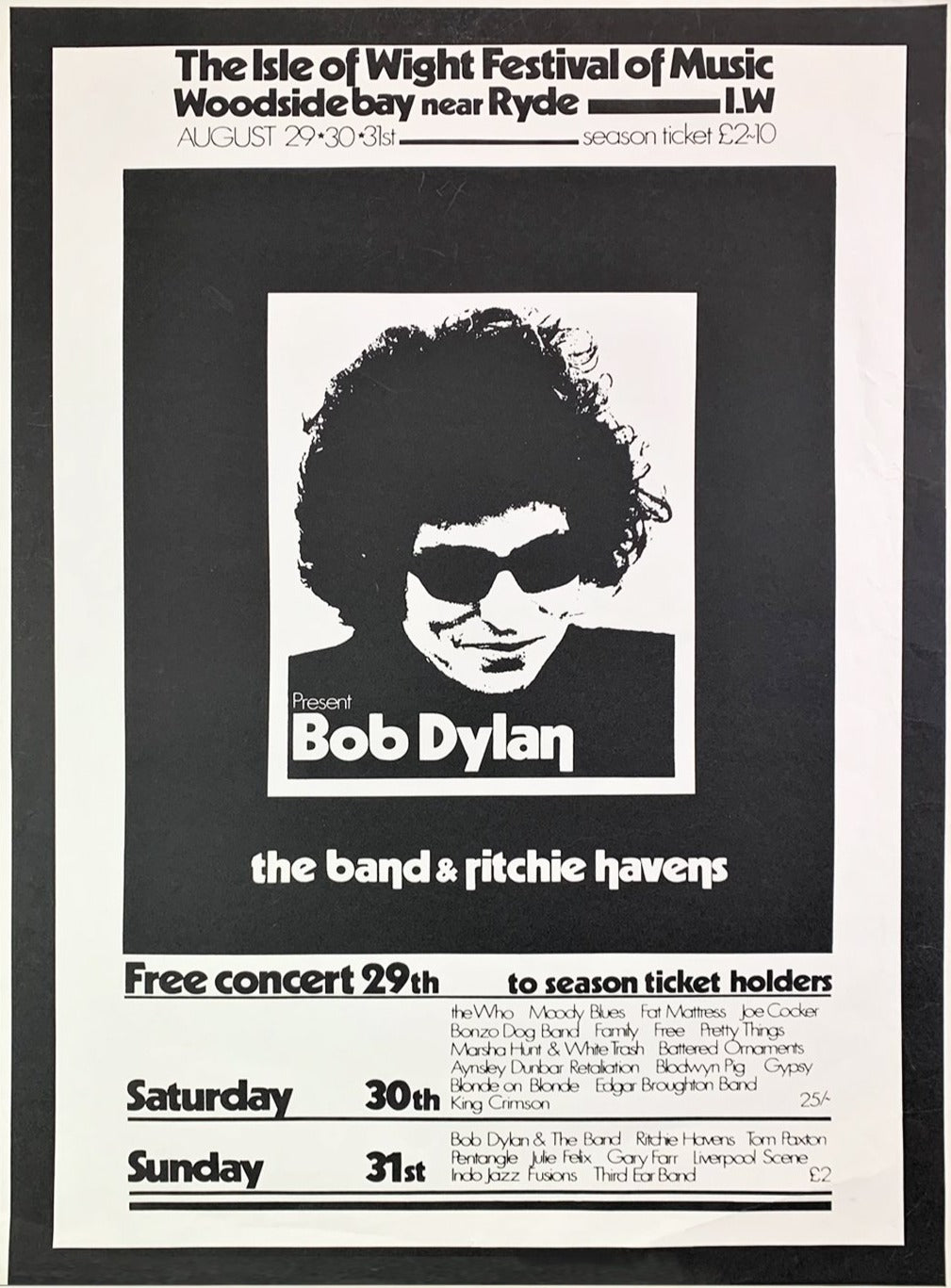 Bob Dylan - Isle of Wight Festival