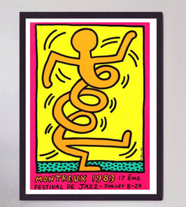 Keith Haring Montreux Jazz Festival Pink