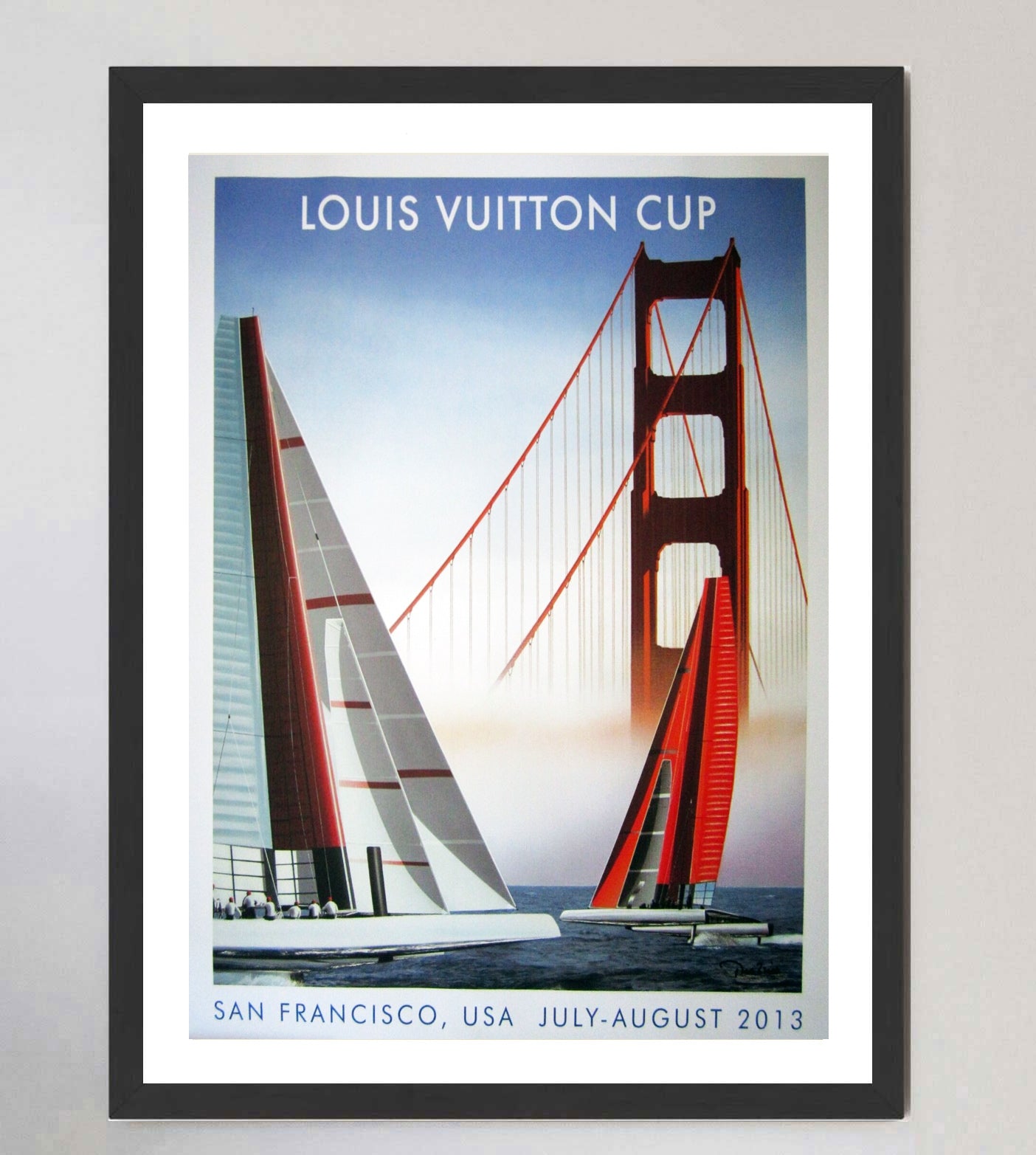 Louis Vuitton Cup, San Francisco, 2013 large poster by Razzia - l