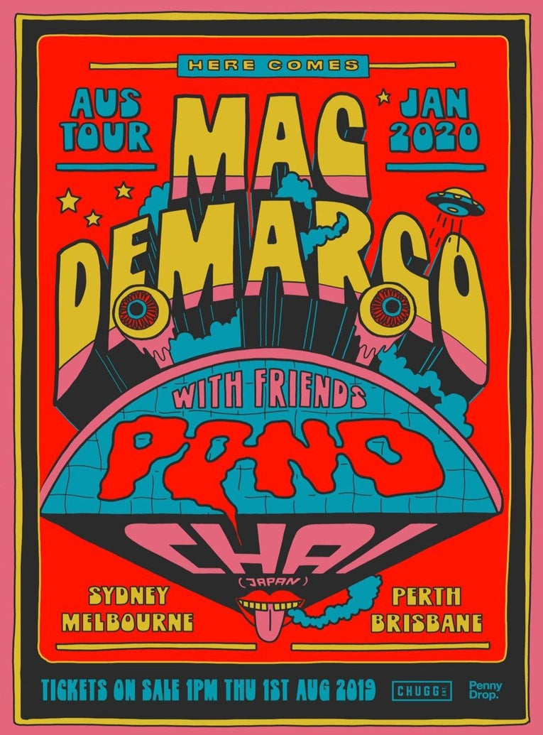 Mac DeMarco - Australian Tour - Printed Originals