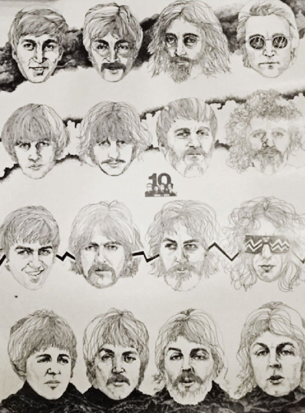The Beatles - 10 Years - Printed Originals