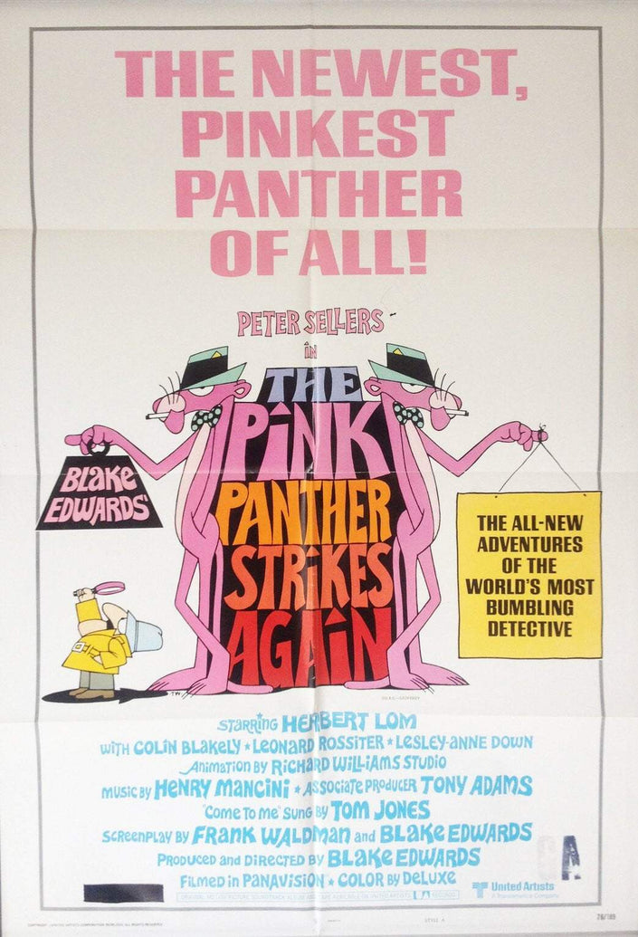 The Pink Panther Strikes Again - Printed Originals
