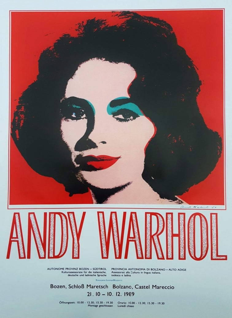 Andy Warhol - Liz Taylor Castel Mereccio